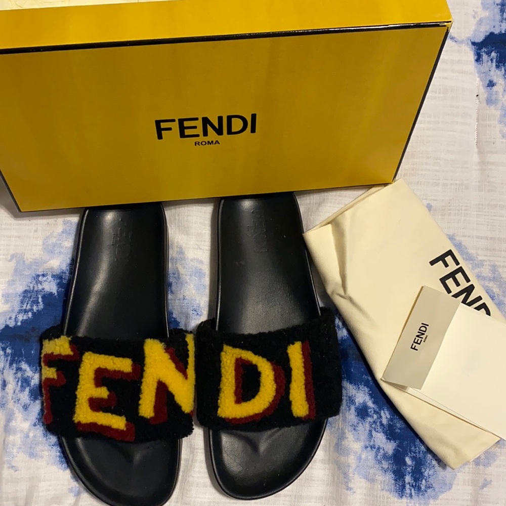 Authentic FENDI slides